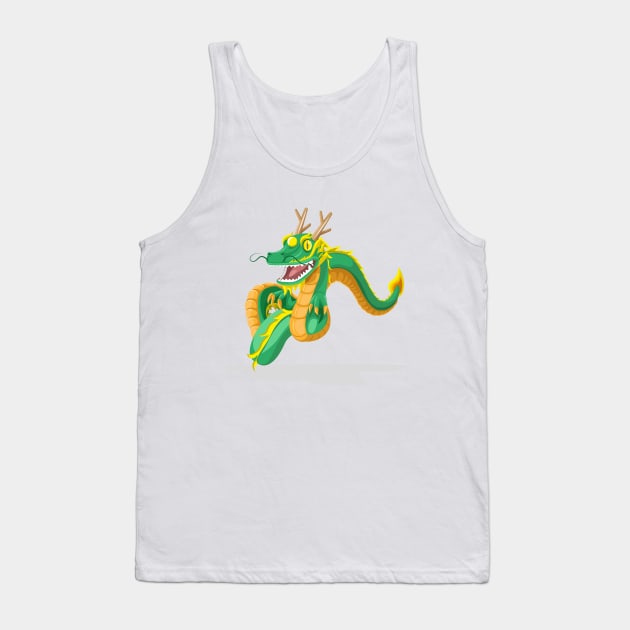 Dragon on Air to Move Tank Top by spacemedia